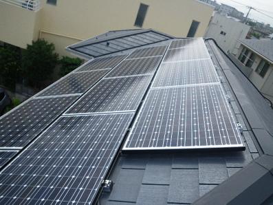 藤沢市　K様邸　サンヨー製太陽光発電システム導入