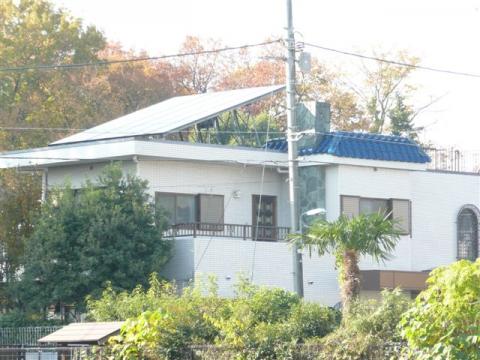 陸屋根の太陽光発電