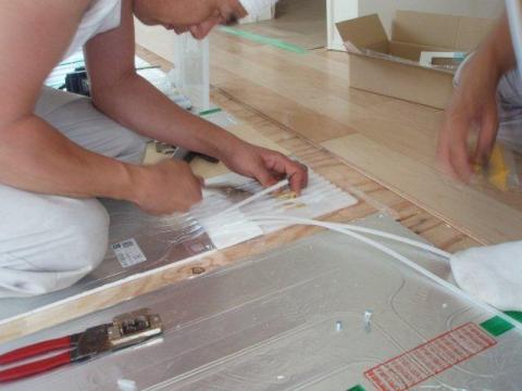 床暖房敷設のリフォームその7（神奈川県横浜市）