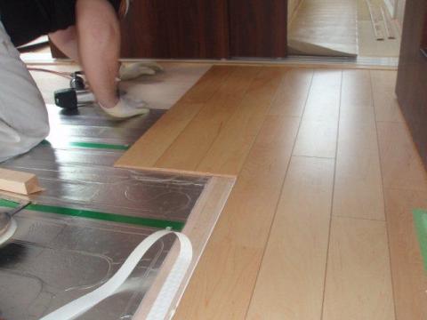 床暖房敷設のリフォームその9（神奈川県横浜市）