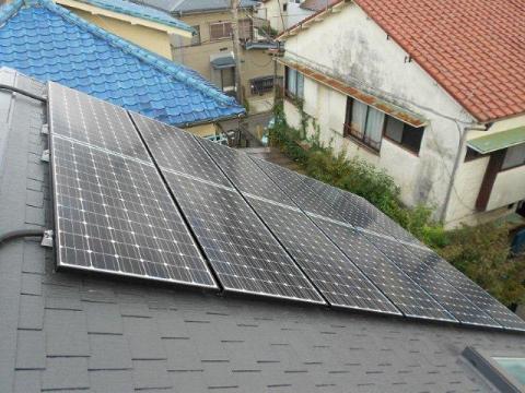 太陽光発電SANYO HIT5.52kwその3（東京都狛江市）