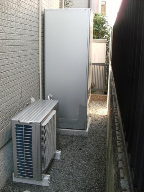 静岡県富士宮市Ｓ様邸にエコキュートを設置させていただきました！