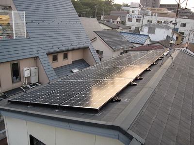 板橋区Ｓ様邸　三菱太陽光発電２．７ｋｗ設置