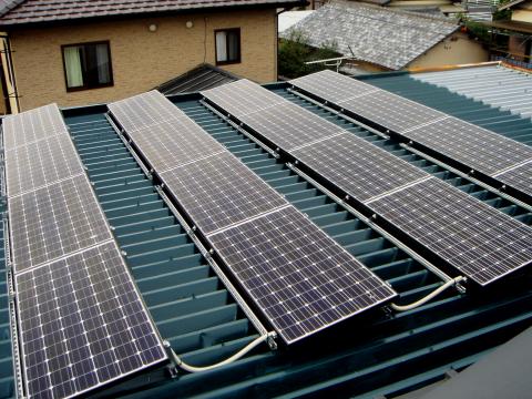 川根町　上長尾地区　M様邸　太陽光工事致しました。