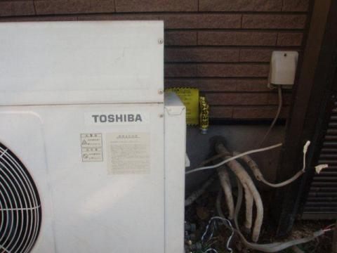 隠蔽配管仕様 ガス式2室マルチエアコンの入替　その3（東京都中野区）