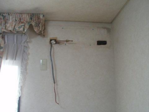 隠蔽配管仕様 ガス式2室マルチエアコンの入替　その6（東京都中野区）
