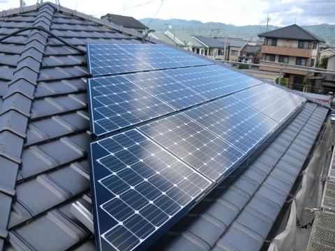 奈良県田原本町Ｔ様邸　太陽光発電4.5ｋｗ工事