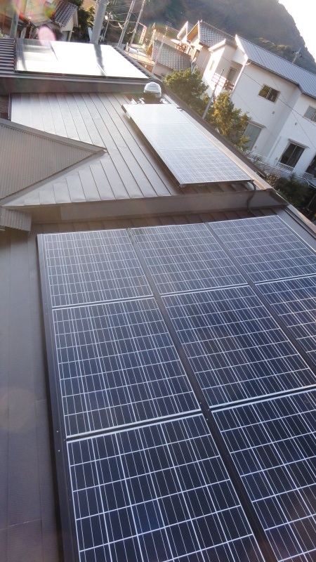 京セラ5.022ｋｗ太陽光発電システム工事