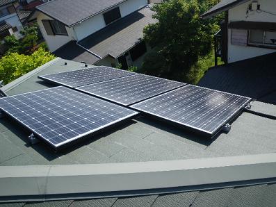 横浜市　N様邸　サンヨー製太陽光発電システム導入