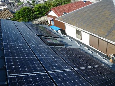 藤沢市　M様邸　サンヨー製太陽光発電システム　導入