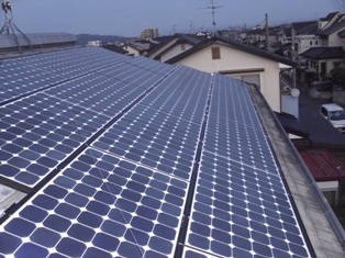 福岡市西区横浜　東芝太陽光発電システム