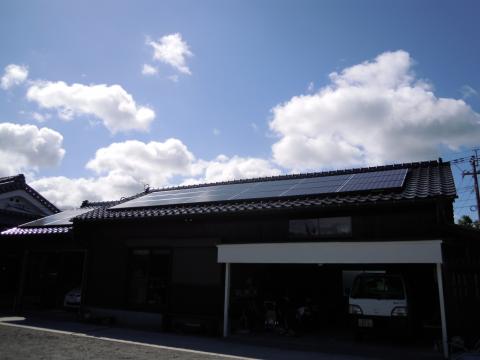 南九州市I様邸太陽光発電システム