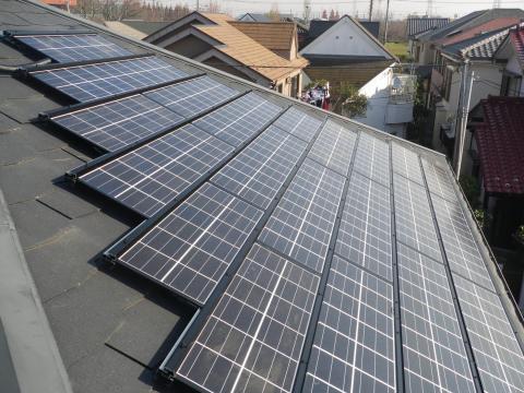 埼玉県草加市Ｏ様邸《太陽光設置工事》