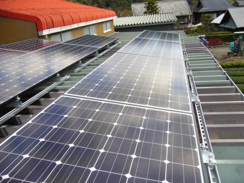 榛原郡川根町　Ｓ様邸　太陽光設置工事致しました。