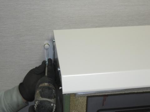 転倒防止も完了です【長野県長野市蓄熱暖房器工事】【長野県長野市電気工事】【長野県長野市オール電化工事】【長野県長野市太陽光発電工事】エコ電化ＪＰ【大光電気商会】へご依頼下さい