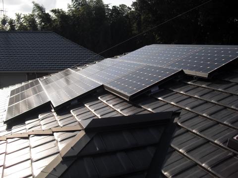 兵庫県神戸市K様　太陽光発電工事２