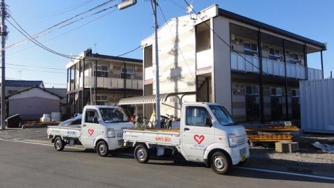 エルイマイ（株）京セラ太陽光発電システムアパート設置工事