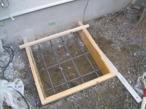 鉄筋の組込完了です【長野県長野市エコキュート工事】【長野県長野市オール電化工事】エコ電化ＪＰ【大光電気商会】へご依頼下さい