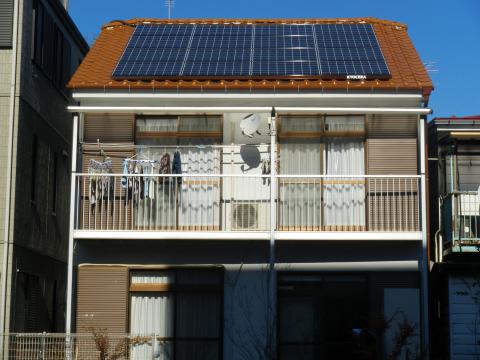 東京都北区Ｍ様邸《太陽光設置工事》