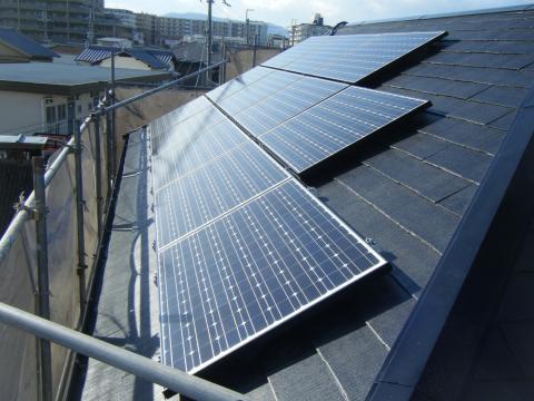 奈良県奈良市O様邸　太陽光発電（サンヨー）工事
