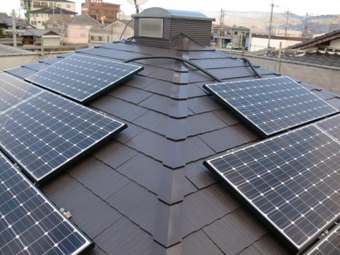 奈良県田原本町O様邸　太陽光発電（パナソニック）工事