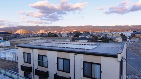 静岡県京セラ太陽光発電システム5.76ｋｗ2棟設置工事