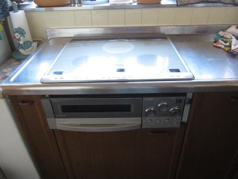 キッチンが光ります【長野県長野市ＩＨクッキングヒーター工事】【長野県長野市オール電化工事】エコ電化ＪＰ【大光電気商会】へご依頼下さい