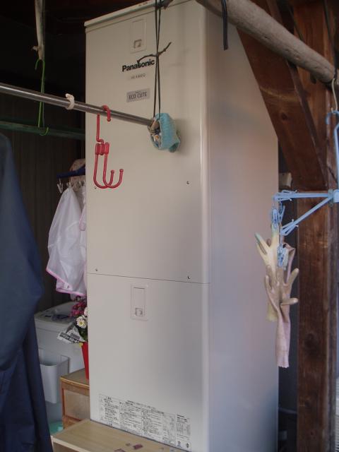 奈良県広陵町Ｎ様邸オール電化工事。