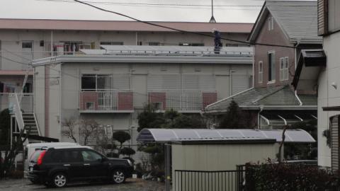 三島市太陽光　5.952ｋｗ折半屋根太設置