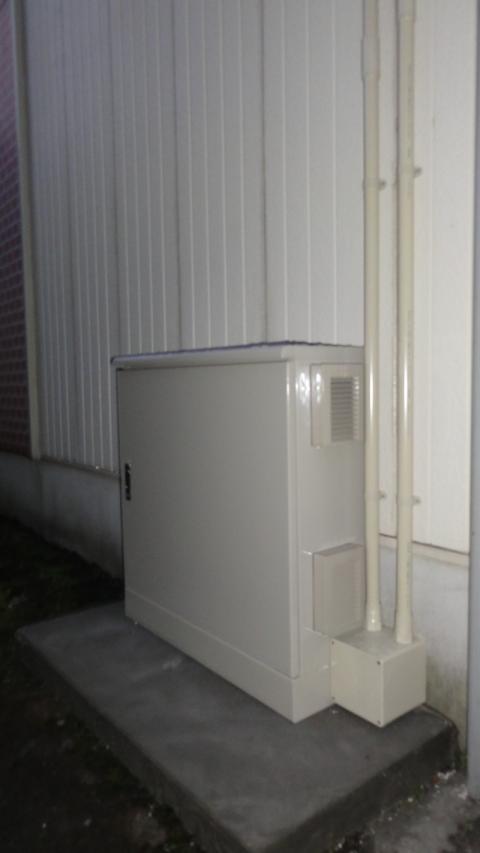 京セラ太陽光パワコン屋外設置！