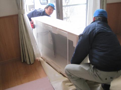 いったん置くよ！！【長野県長野市エコキュート工事】【長野県長野市オール電化工事】街の工事屋さん・エコ電化JP【大光電気商会】へご依頼下さい