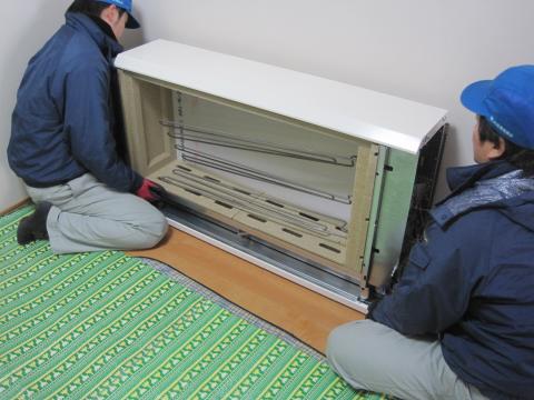 場所を移動するよ！【長野県長野市蓄熱暖房器工事】【長野県長野市電気工事】【長野県長野市オール電化工事】【長野県長野市太陽光発電工事】エコ電化ＪＰ【大光電気商会】