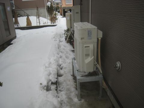 長岡市O様ﾋｰﾄﾎﾟﾝﾌﾟ床暖