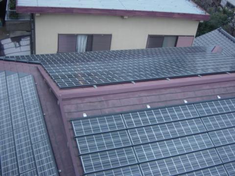 京セラ太陽光直金具方式　　静岡