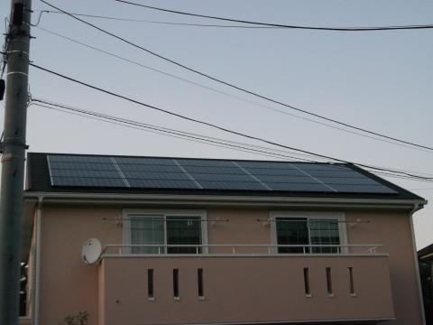 東京都府中市Ｉ様邸太陽光工事