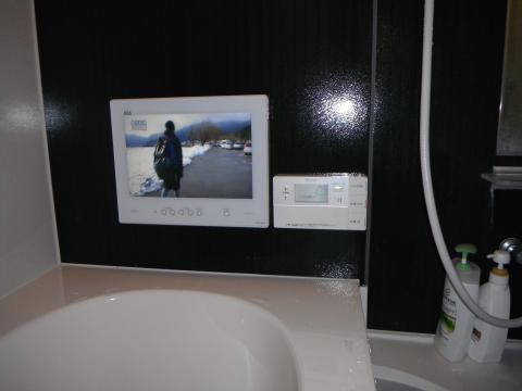 埼玉県川口市Ｇ様邸《浴室テレビ設置工事》