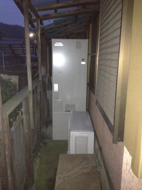 三木市Ｏ様邸エコキュート工事