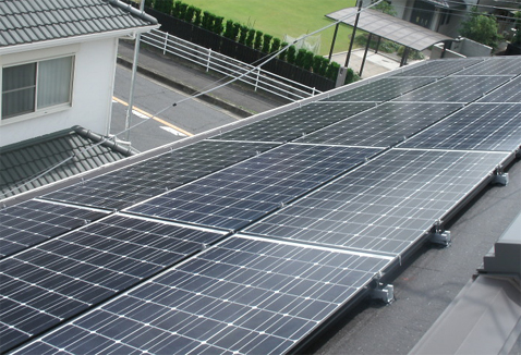 東芝太陽光発電２０枚　三菱オール電化セット設置　東京都S様邸