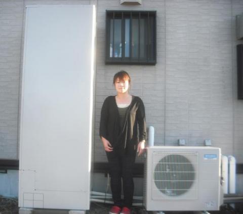 三菱エコキュート・IHクッキングヒーターセット　大阪府　田中様邸