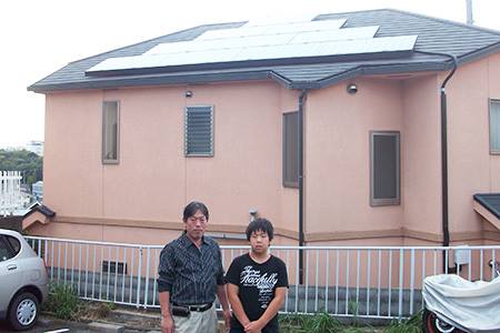 東芝太陽光発電4.3kw+オール電化導入　大阪府　S様邸