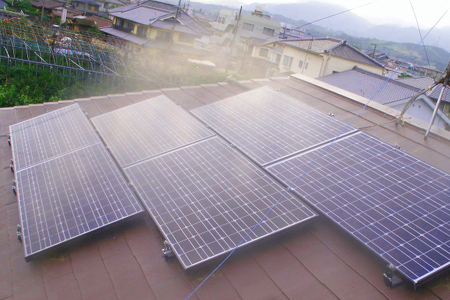 カナディアン　3.6KWシステム導入　鳥取県　中山様邸