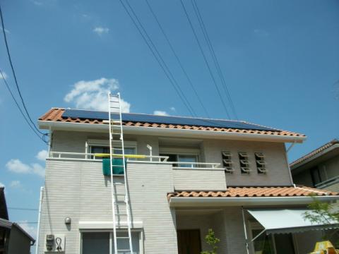 ソーラーフロンティア　4.62kWシステム導入　奈良県　K様邸