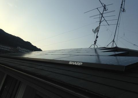 シャープ太陽光発電　4.9kW　和歌山県　S様邸
