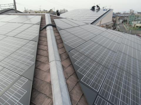 門真市　Kさま邸宅【太陽光発電】点検訪問作業