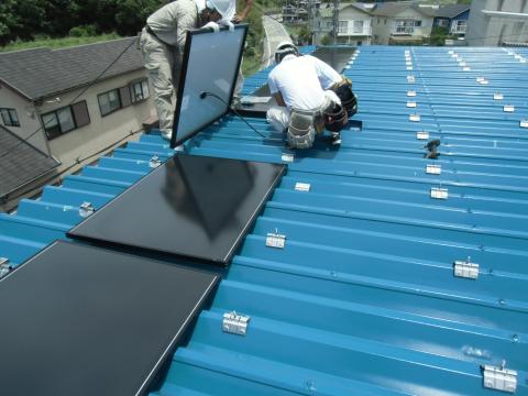 全量買取/太陽光発電30kwシステム・産業用モジュール設置