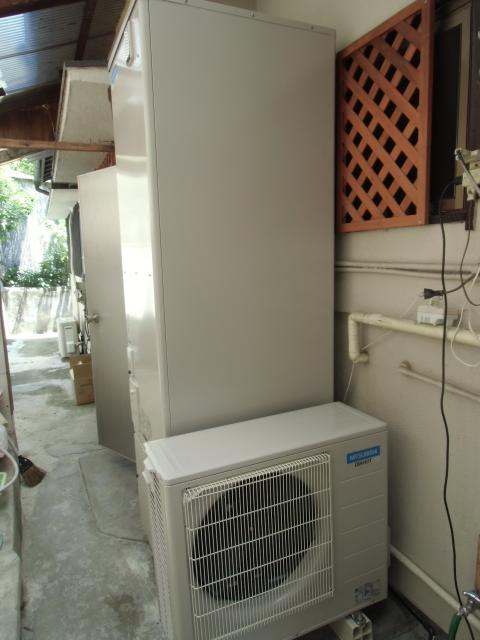 【三菱電機・エコキュート】茨木市南春日丘・Kさま邸宅ご新規/完納
