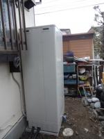茅野市で都市ガス給湯器をエコキュートに交換しました。長野県長野市 エコ電化本舗 ㈱大光電気商会