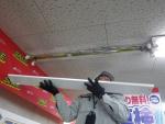 長野県長野市で店舗の不良照明器具を交換します。(長野県長野市電気工事)エコ電化本舗㈱大光電気商会