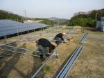 産業用太陽光発電野立設置