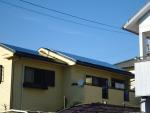 豊能郡豊能町希望ヶ丘で太陽光発電ソーラーフロンティア３．８４ｋｗ設置工事でした。